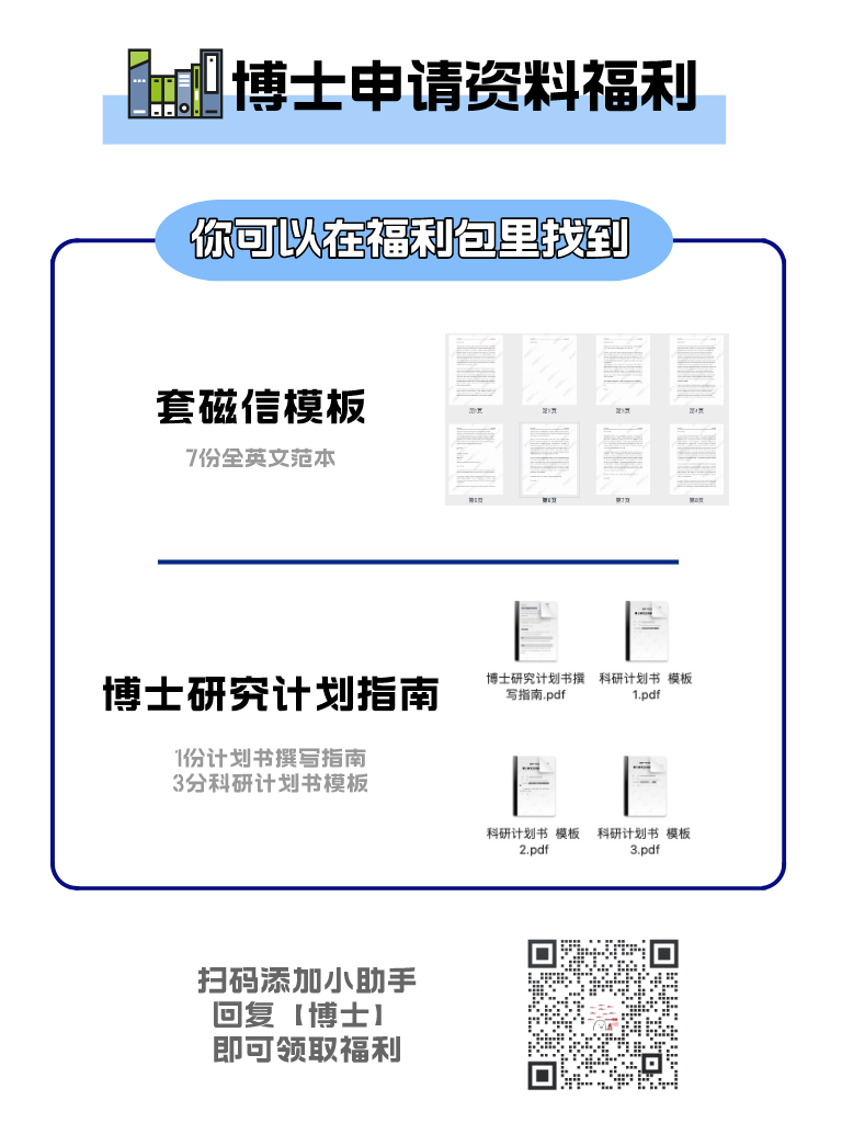資料領(lǐng)?。翰┦垦芯坑?jì)劃書指南以及套磁信模板
