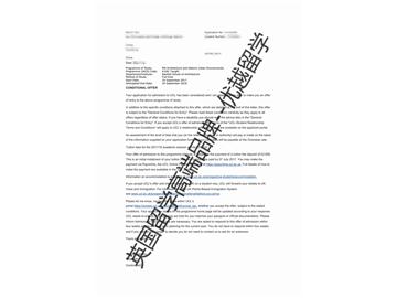 2018offer：恭喜韓同學(xué)獲得倫敦大學(xué)建筑與歷史城市環(huán)境專(zhuān)業(yè)碩士通知書(shū)