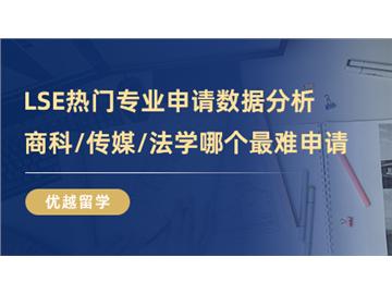 【英國(guó)大學(xué)介紹】LSE熱門專業(yè)申請(qǐng)數(shù)據(jù)分析，商科、傳媒、法學(xué)哪個(gè)最難申請(qǐng)？